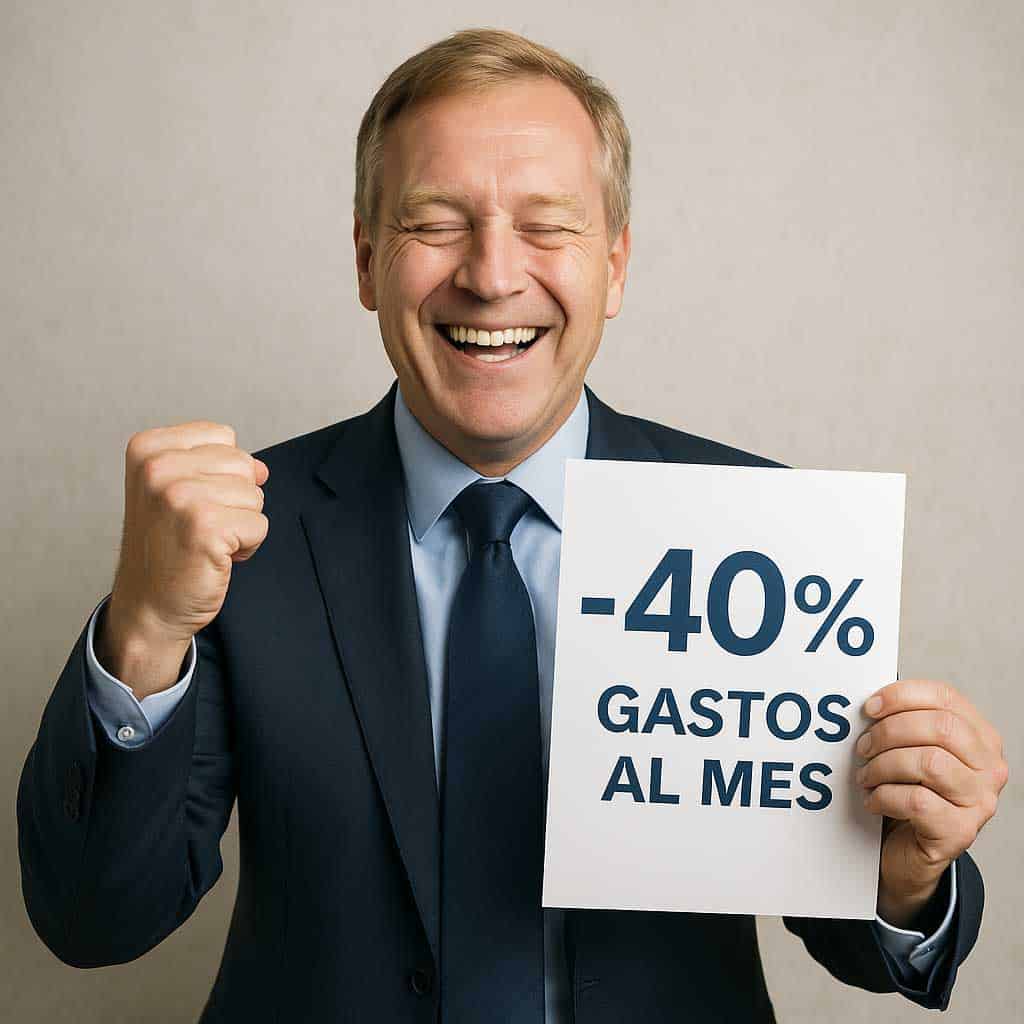 gestor que ahorra un 40 por ciento todos los meses con IA